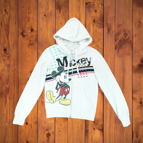 Disney Tops - Mickey Mouse Disney Jacket Hoody Sweater‎ Winter Coat Mickey Size Medium